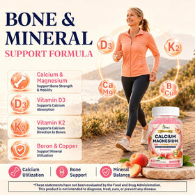 ZIPINKJ Gummies Calcium Citrate 1200mg, texture et couleur des gummies