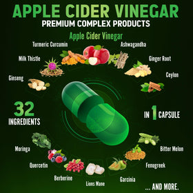 Zolotus Capsules de Vinaigre de Pomme 32in1 - Dosage recommandé