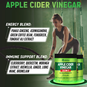 Zolotus Capsules de Vinaigre de Pomme 32in1 - Étiquette arrière