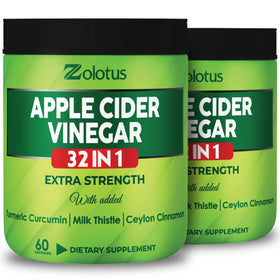 Zolotus Capsules de Vinaigre de Pomme 32in1 - Pack avant