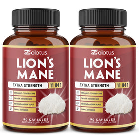 Zolotus Champignon Lion 180 capsules vue de face