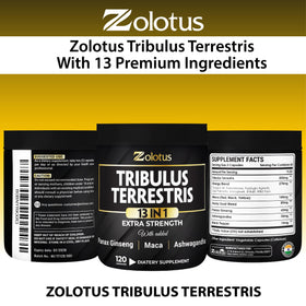 Zolotus Complément Alimentaire 13-en-1 sur un fond neutre