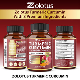 Zolotus Curcuma 8 en 1 capsules en mode de vie actif