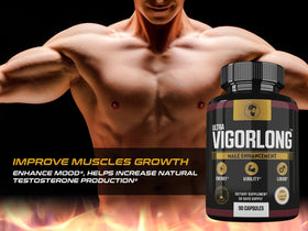 Zonata Ultra VigorLong capsules sur fond blanc