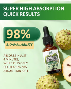 ZonaVitalis Gouttes Liquides Soursop 9-en-1 flacon avec goutteur