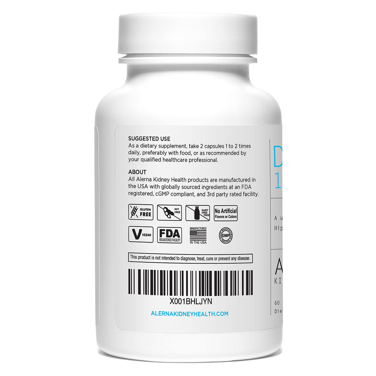 Zoom sur Alerna D-Mannose 1000 mg capsules