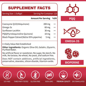 Zoom sur gélules ZEBORA CoQ10 200mg