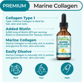 Zoom sur l'étiquette du collagène liquide Why Not Natural
