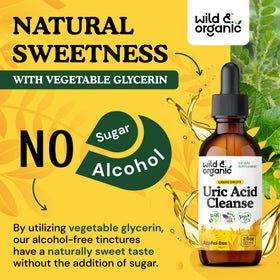 Zoom sur l'étiquette du flacon Wild & Organic mentionnant les ingrédients actifs