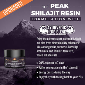 Zoom sur la texture de la résine de shilajit Ajoblanco