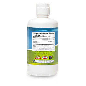 Zoom sur la texture du liquide or colloïdal NutriNoche