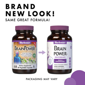 Zoom sur le mélange d'extraits de plantes dans les capsules BrainPower
