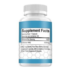Zoom sur les capsules 5 Amino 1mq 500MCG