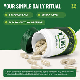 Zoom sur les capsules Amla Bio Marvella Wellness