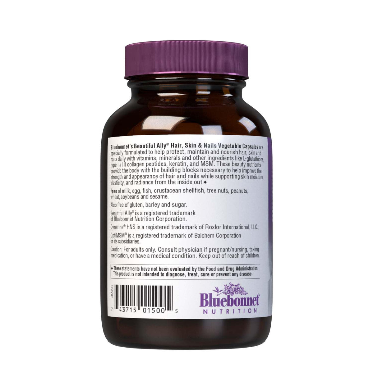 Zoom sur les capsules BlueBonnet Beautiful Ally Hair Skin Nails