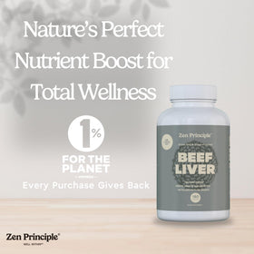 Zoom sur les capsules de Foie de Boeuf Zen Principle