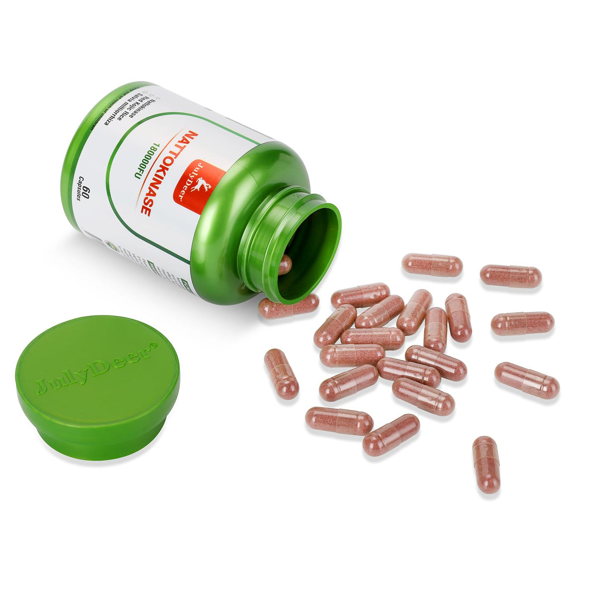 Zoom sur les capsules de JulyDeer Nattokinase