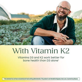Zoom sur les capsules de MegaFood Vitamine D3 K2