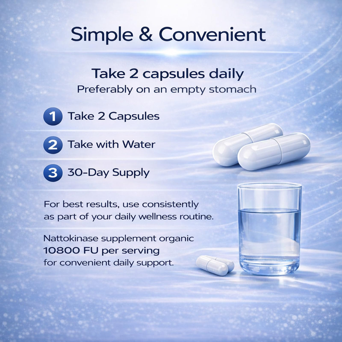 Zoom sur les capsules de nattokinase DXWXH