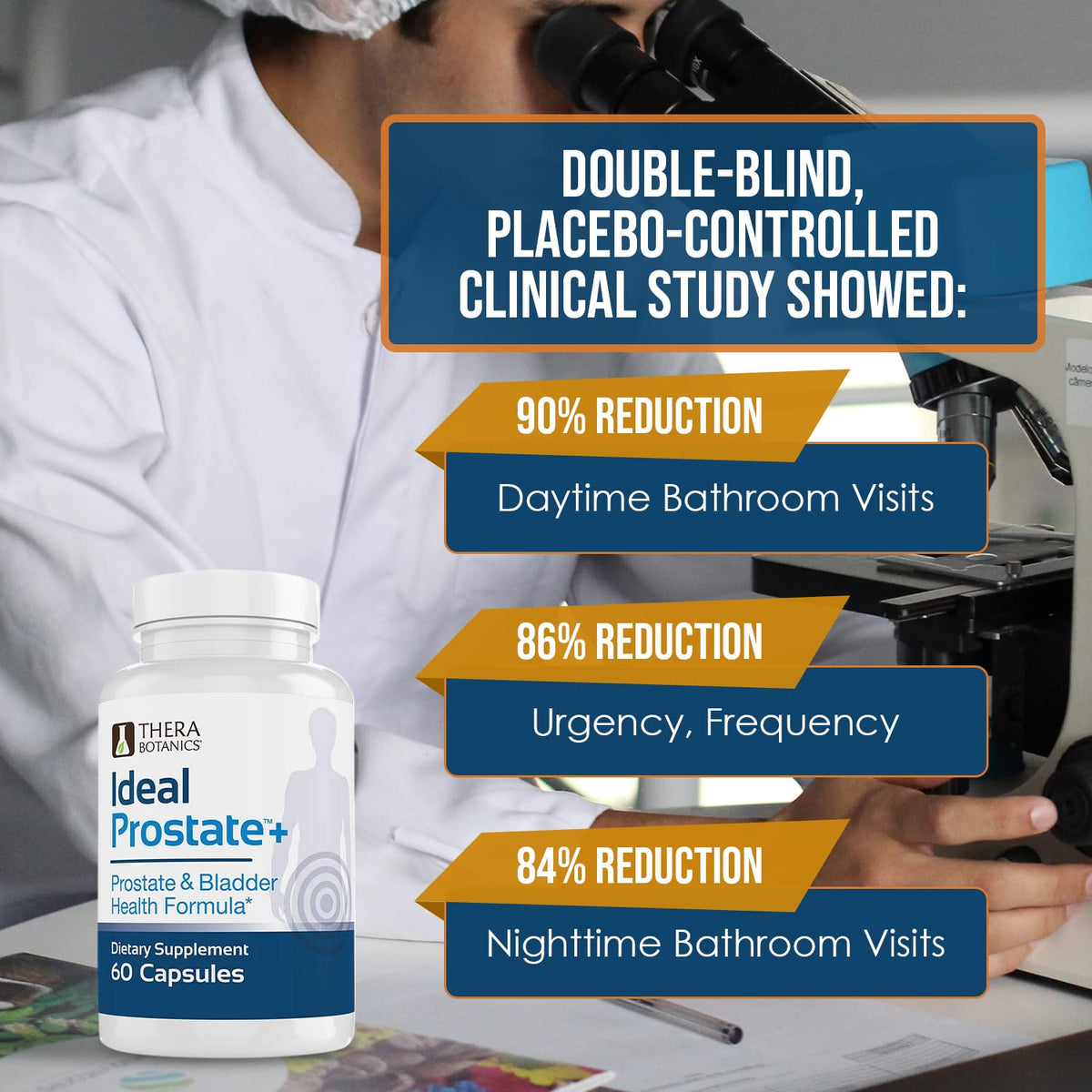 Zoom sur les capsules de Therabotanics Idéal Prostate Plus