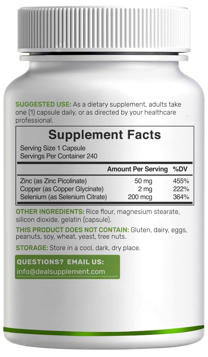 Zoom sur les capsules de Zinc Picolinate 50mg