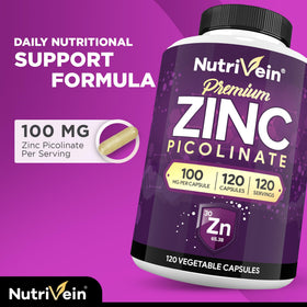 Zoom sur les capsules de Zinc Picolinate Nutrivein