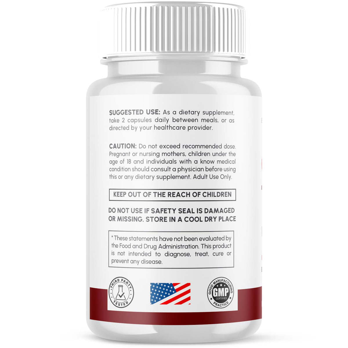 Zoom sur les capsules Glyco Thrive dans le flacon