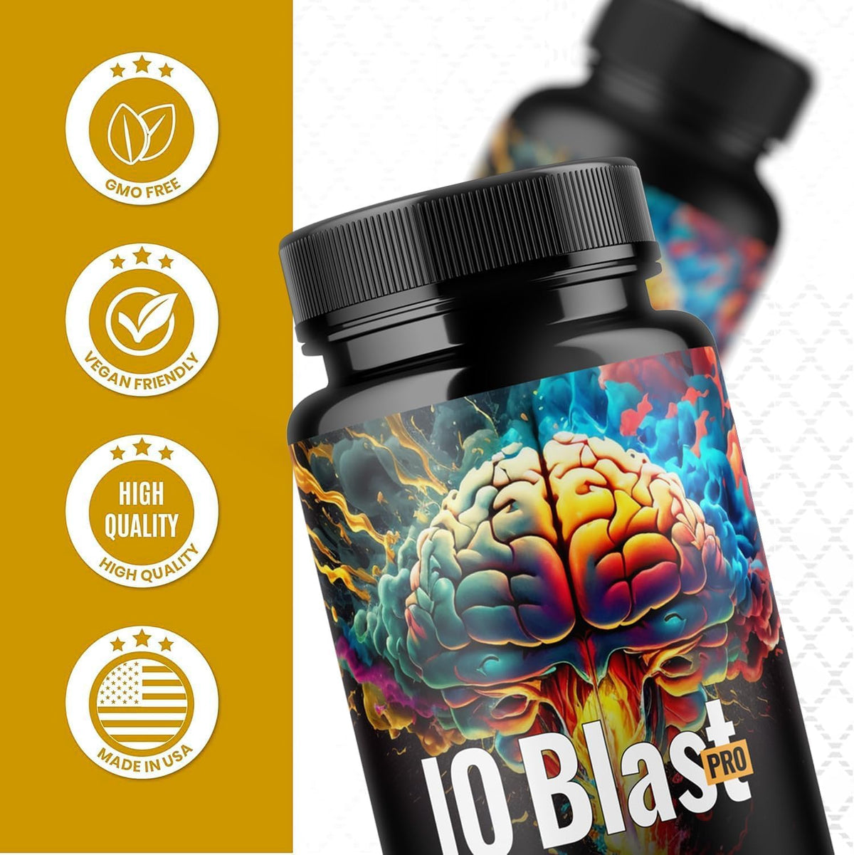 Zoom sur les capsules IQblast Pro, détails