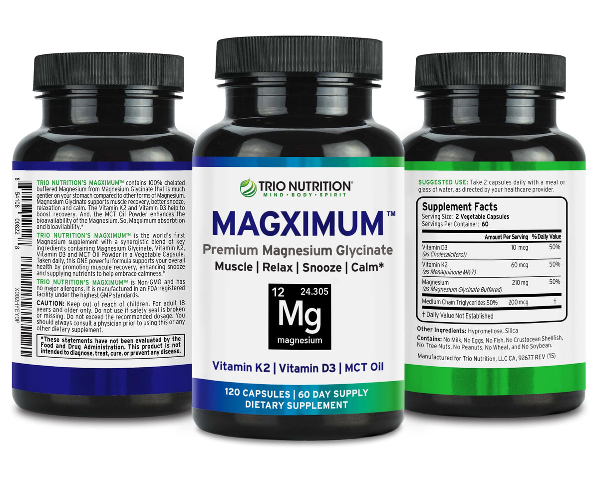 Zoom sur les capsules Magximum, couleur et taille