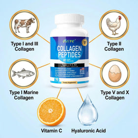 Zoom sur les capsules PJRYC Multi Collagen Peptides