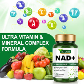 Zoom sur les capsules TKTALKER NAD+ 2000 mg