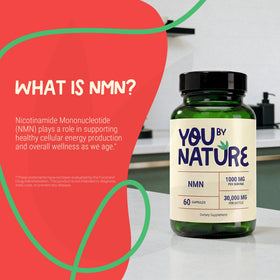 Zoom sur les capsules végétales de YOUBYNATURE NMN 1000mg