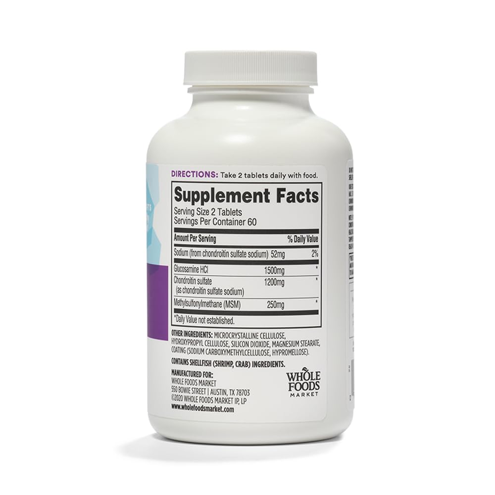 Zoom sur les comprimés de glucosamine chondroïtine 365