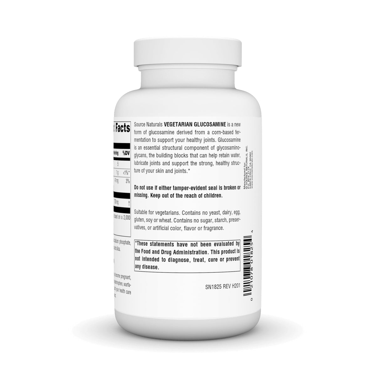 Zoom sur les comprimés de glucosamine Source Naturals