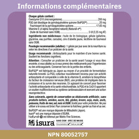 Zoom sur les gélules du Bioclinic Naturals CerebroVital PQQ-10