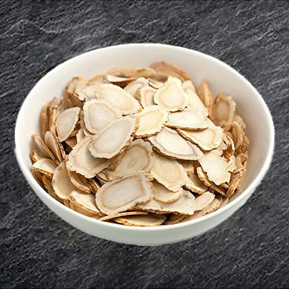 Zoom sur les tranches de ginseng américain Zen Ginseng