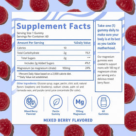 Zoom sur un gummy Baby Blues au goût de fruits mélangés