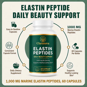 Zoom sur une capsule de Claranova Peptides d'Élastine