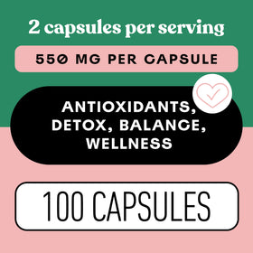 Zoom sur une capsule de hibiscus bio Complete Natural Products
