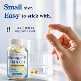 Zoom sur une capsule Omega-3 ZIPINKJ