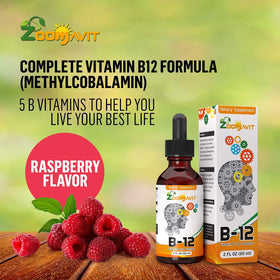 Zoomavit complexe de vitamines B liquide 60 ml étiquette et informations