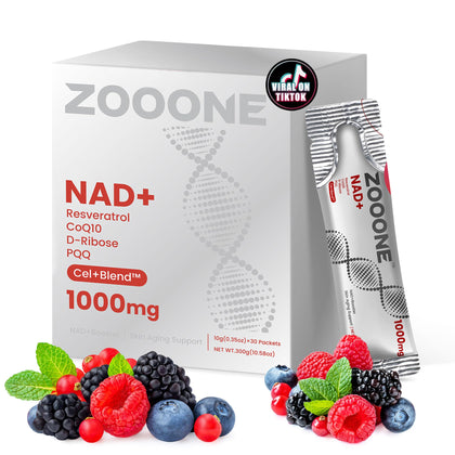 zooone complément NAD+ 30pcs devant de l'emballage