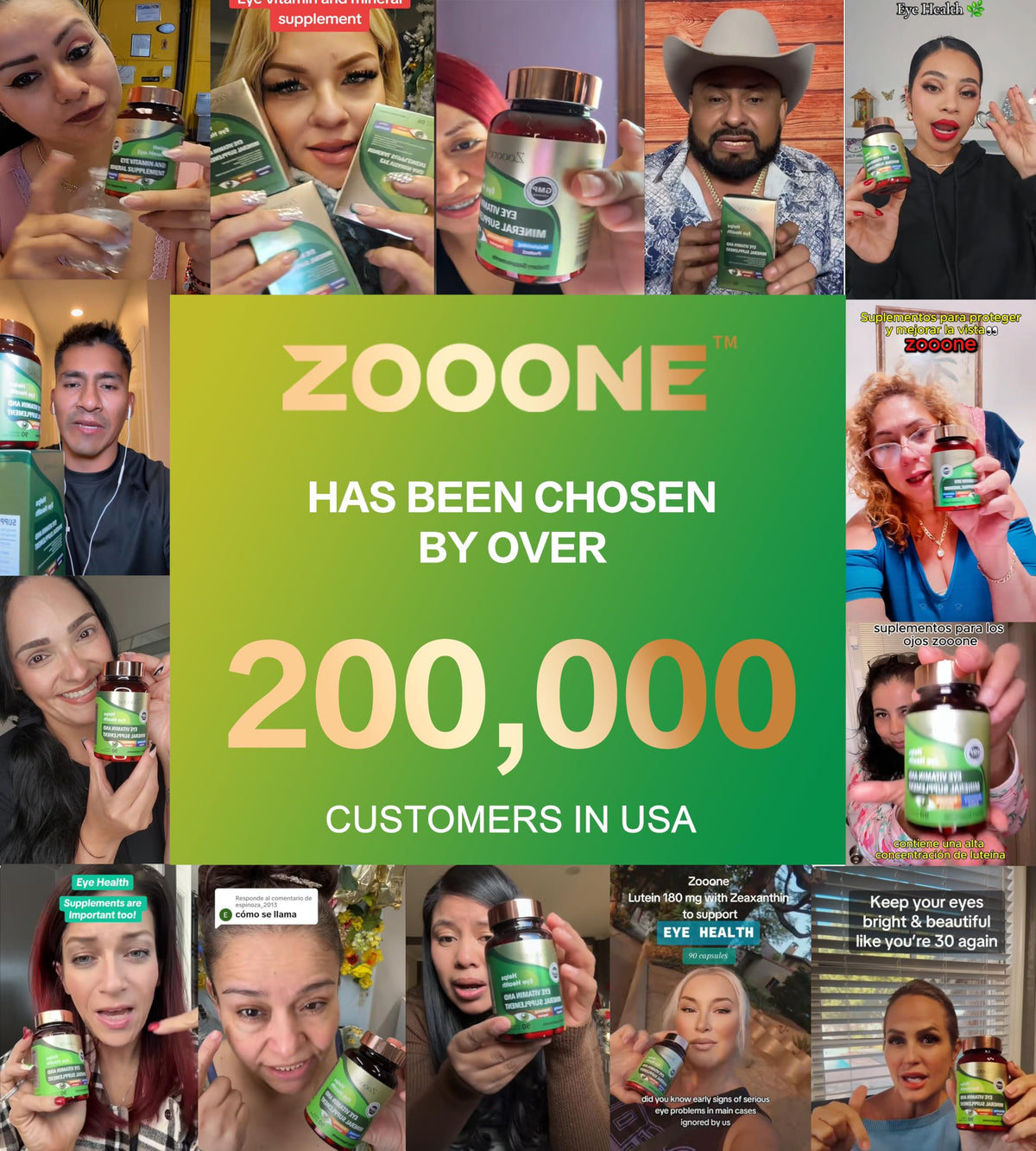 zooone Compléments Alimentaires Luteine et Zeaxanthine avec deux capsules