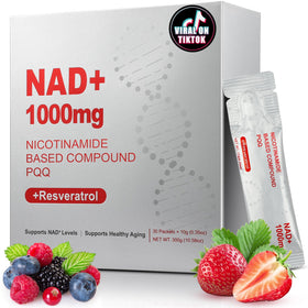 ZOROAHER Complément Liquide NAD+ 1000mg flacon avant