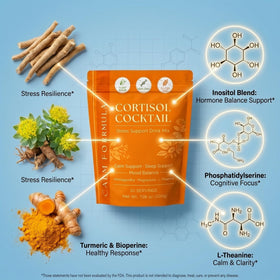 Zotreval Cortisol Cocktail cuillère de poudre à côté de l'emballage