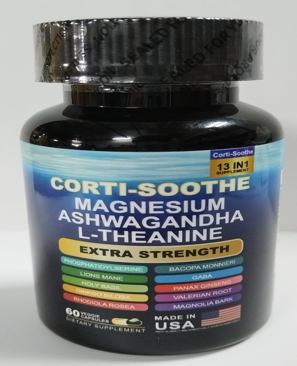 Zoyava Corti-Soothe Complément Alimentaire 60 Caps vue de côté