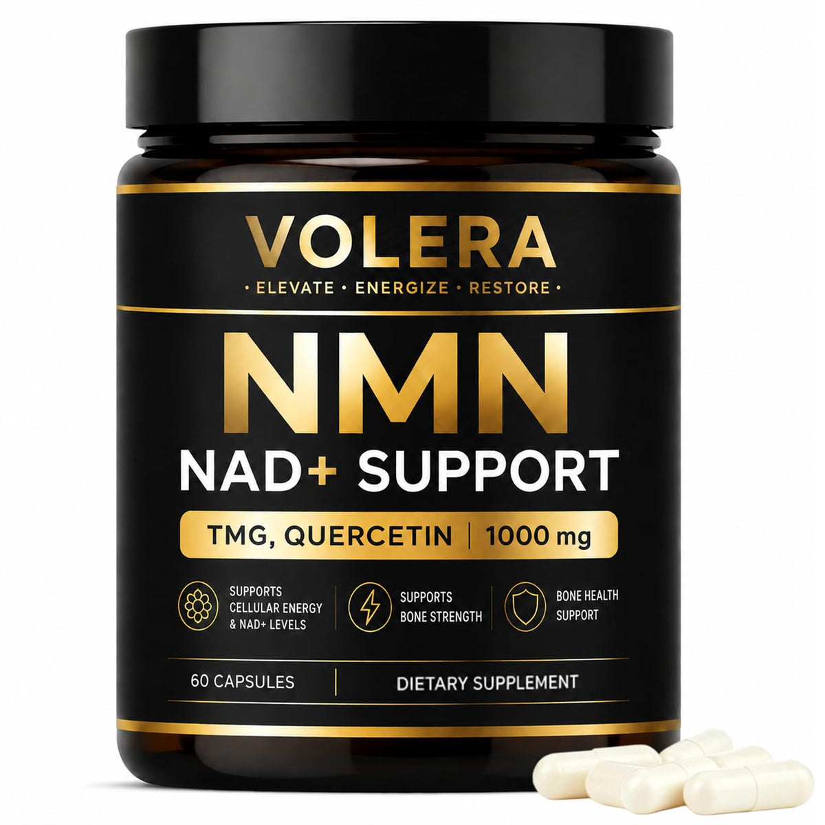 Zurith Volera NMN Complex 60 Capsules - vue de face