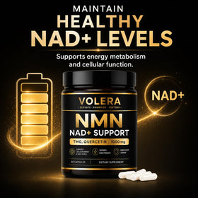 Zurith Volera NMN Complex - bouteille ouverte avec capsules