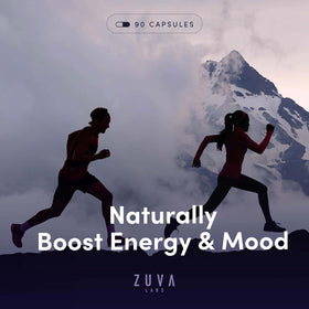 ZuvaLabs Compléments Alimentaires Safran - capsules sur une table