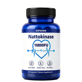 ZVPDVKW Nattokinase 10800 FU complément alimentaire 60 capsules vue de face